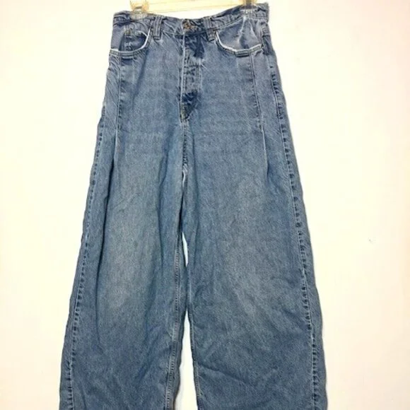 We The Free Old West Slouchy High Rise Wide Leg Jeans (StyleOB1280913) Sz 29 - Picture 2 of 9